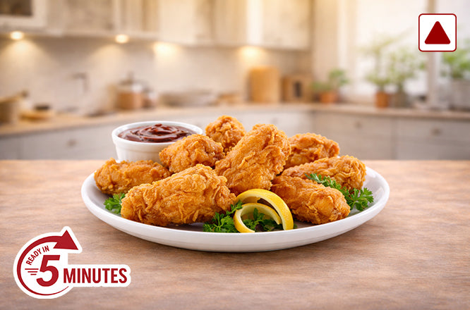 Chicken Coated Wings - Crispy golden seasoned chicken wings ready to fry | Chicken Vicken