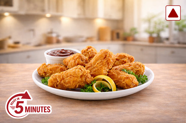 Chicken Coated Wings - Crispy golden seasoned chicken wings ready to fry | Chicken Vicken